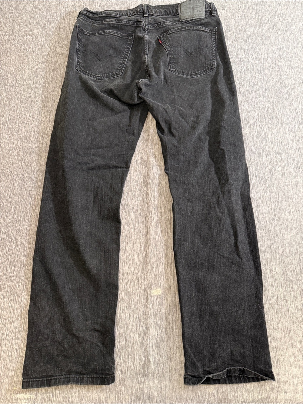 Classic Levi’s 505 Men's 36x24 Black Straight-Leg Jeans